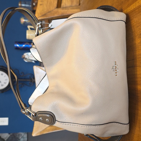 Coach Edie 31 Shoulder Bag With Snakeskin Detailing - Picture 1 of 16